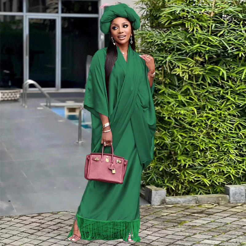 Large Size Bazin Riche Robe Femmer African Long Dresses For Women Daily Party Clothing Top Quality Basin Satin No Heatie