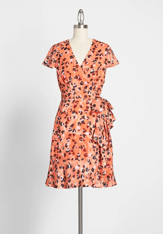 ModCloth x Hutch Party Prowl Wrap Dress