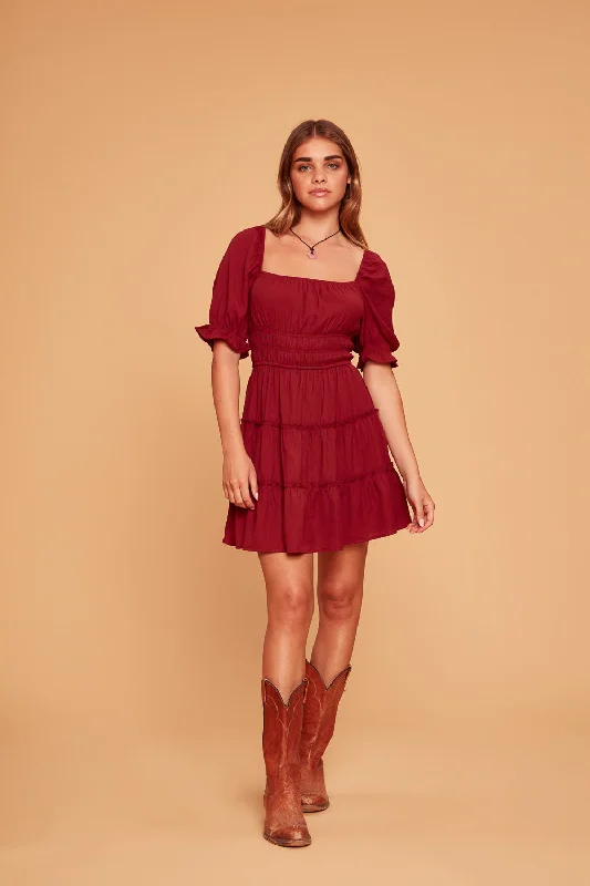 Tibetan Red Tier Dress