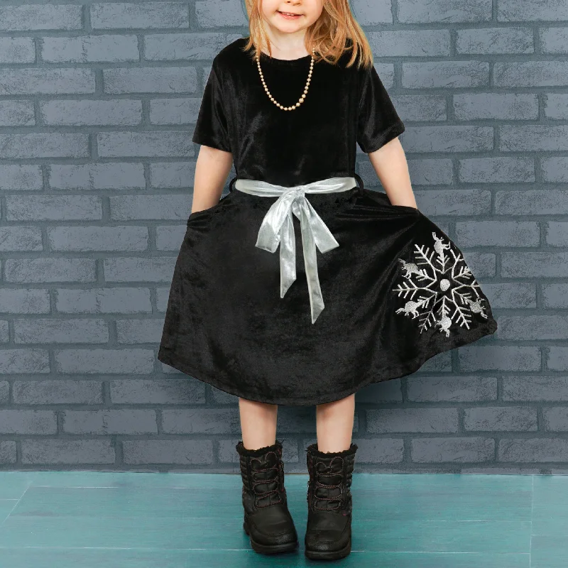 Dinoflake Kids Dress [FINAL SALE]