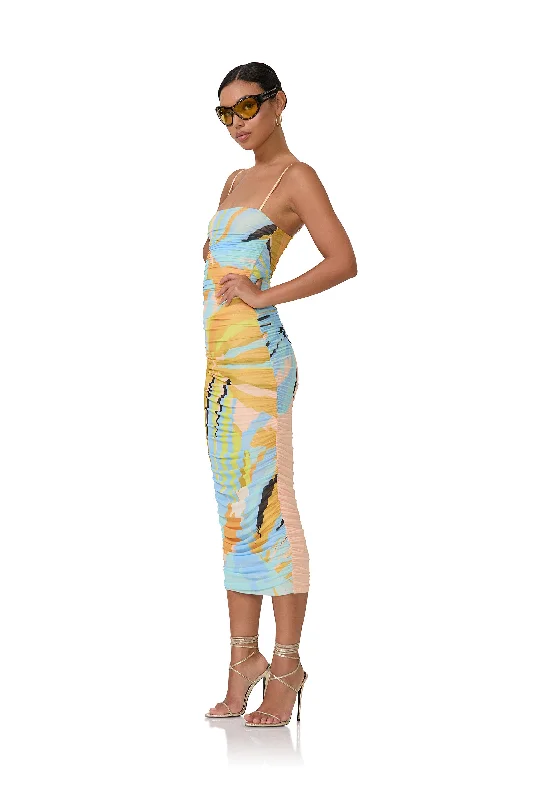 Hazel Midi Dress - Bird of Paradise