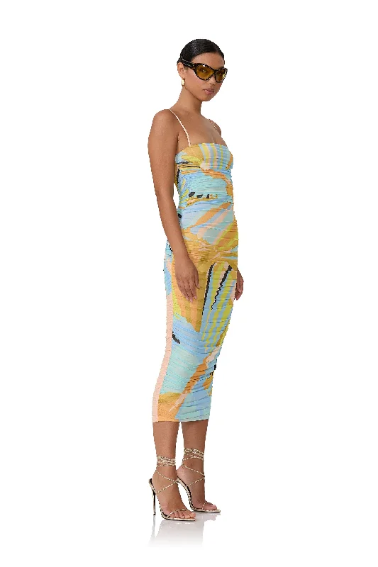 Hazel Midi Dress - Bird of Paradise