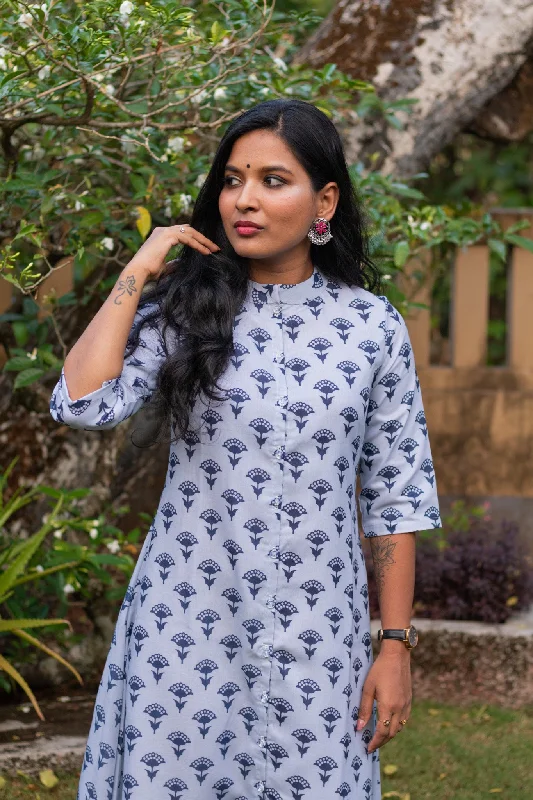 Indigo Shirt Dress