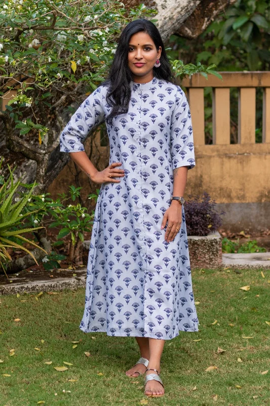 Indigo Shirt Dress