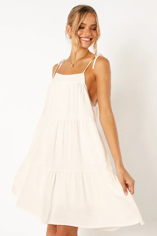 Lewis Mini Dress - White