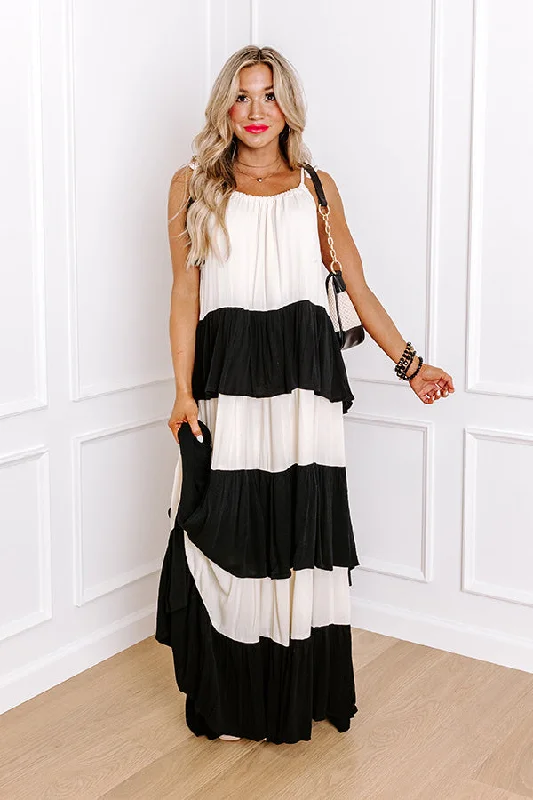 Oceanside Bliss Tiered Maxi Dress