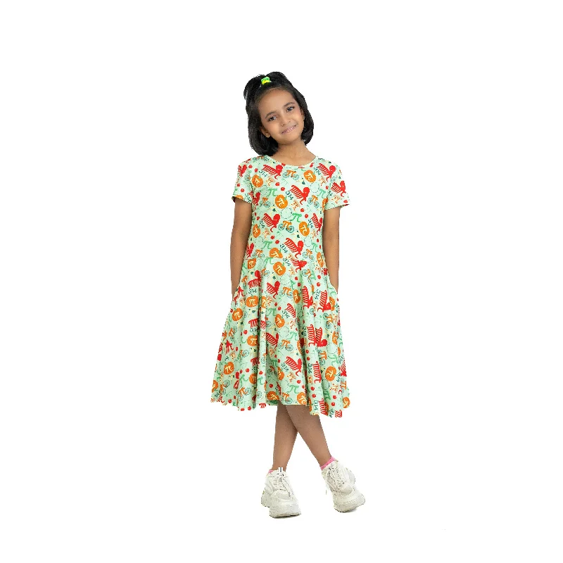 Pi-Puns Kids Twirl Dress [FINAL SALE]