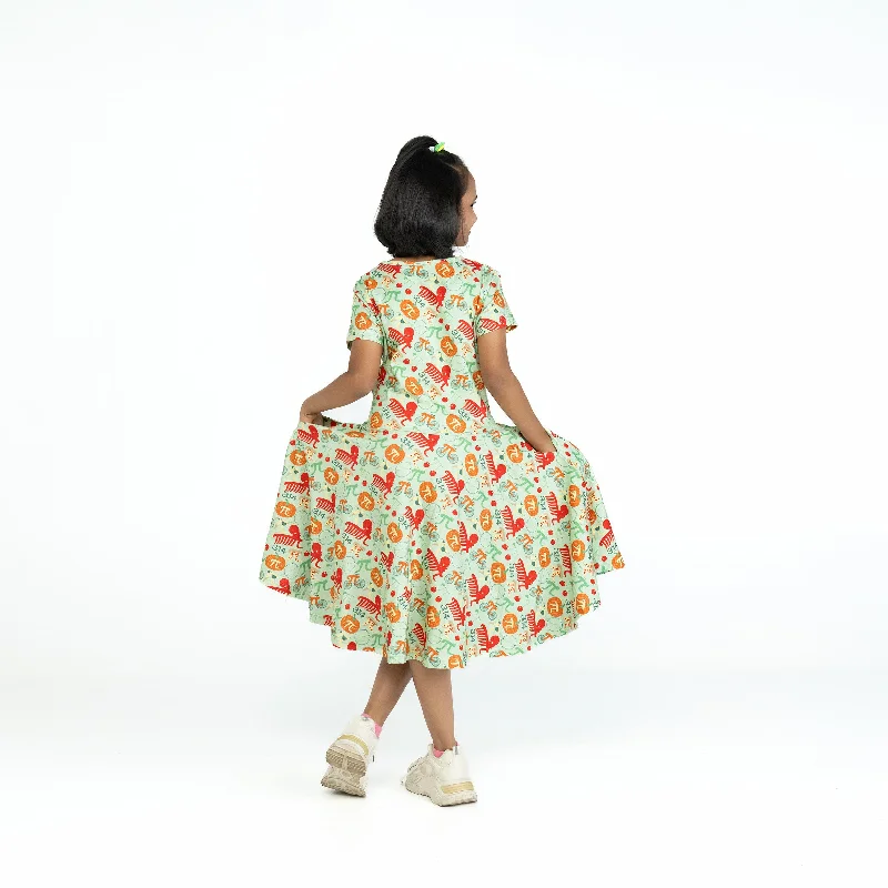 Pi-Puns Kids Twirl Dress [FINAL SALE]