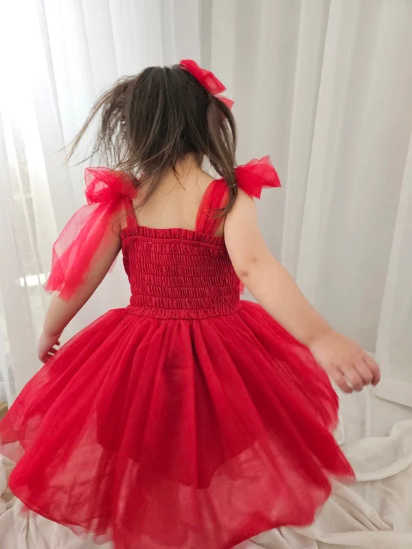 Poppy Girls Red Christmas Dress