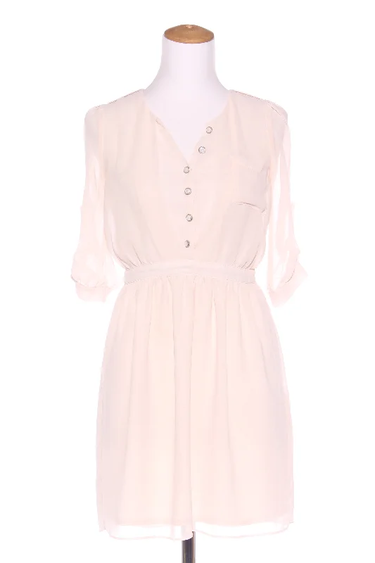 PRINCIPALS - Cream button front dress! 6