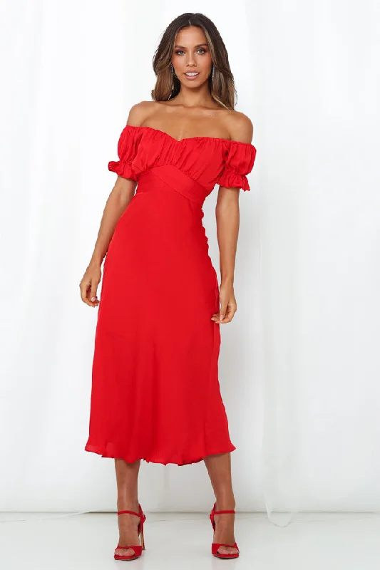 Sky Child Maxi Dress Red