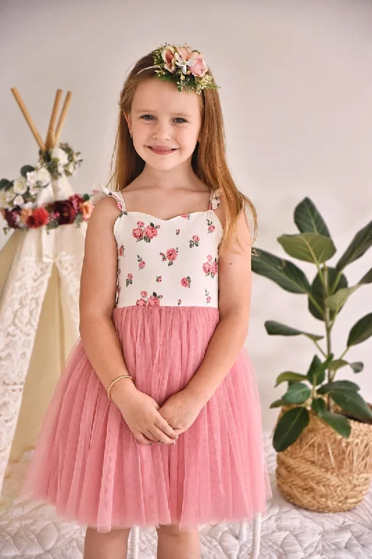 Zara Girls Dress - Dusty Pink