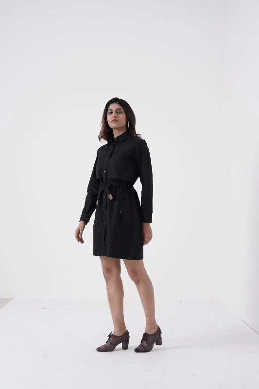 Hotshot - Jacket Dress - Black