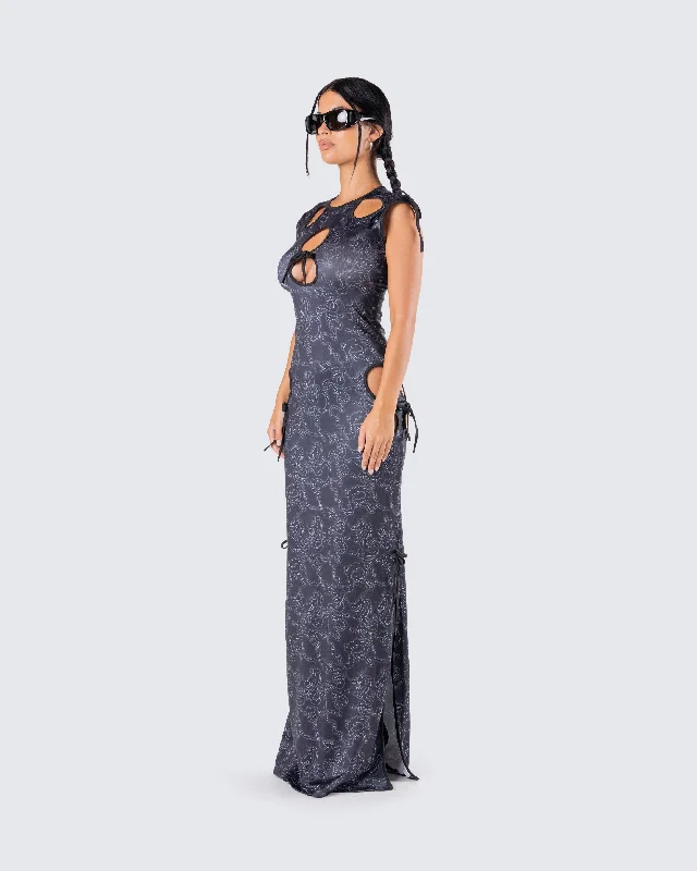 Jasper Black Maxi Dress