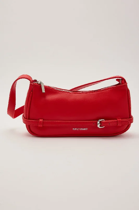 Perfect Stranger Selene Mini Buckle Bag Red