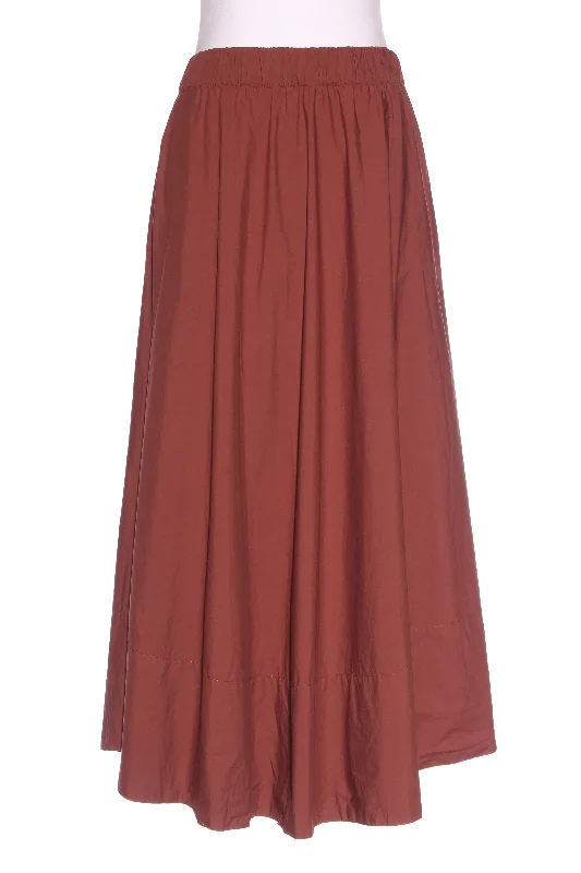 JAG - Cotton maxi skirt - Clay brown! 6-8