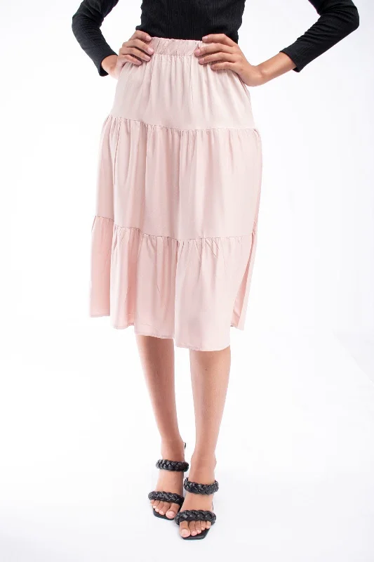 Ladies Dusty Pink Skirt