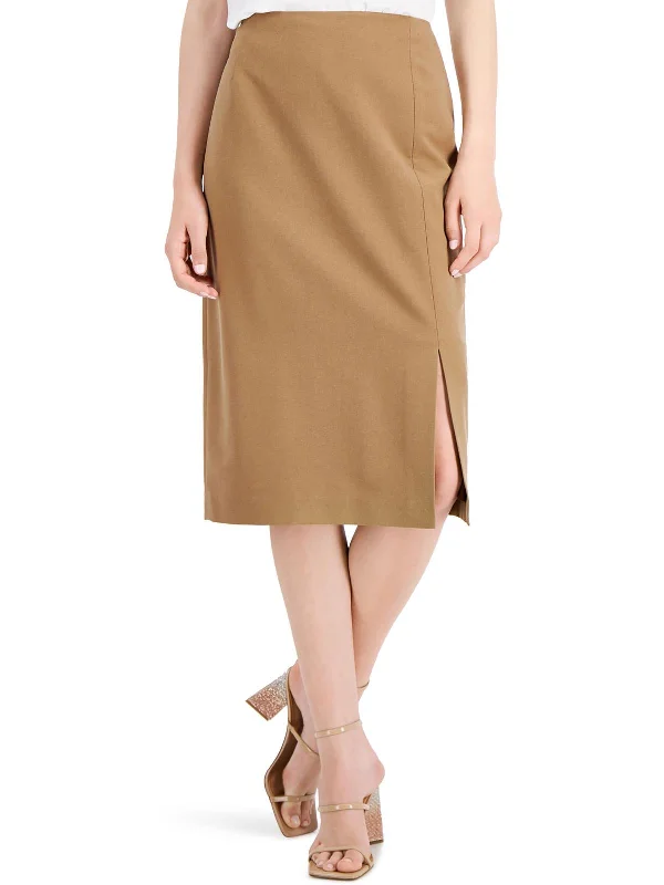 Plus Womens Office Work Pencil Skirt