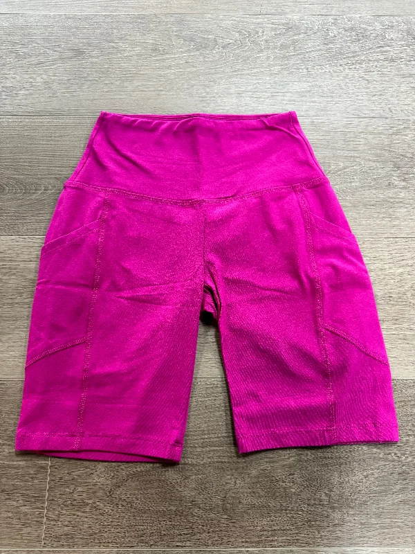 Pocket biker shorts-magenta